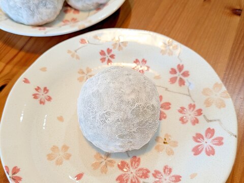 白玉粉でレンジでチン♪簡単大福